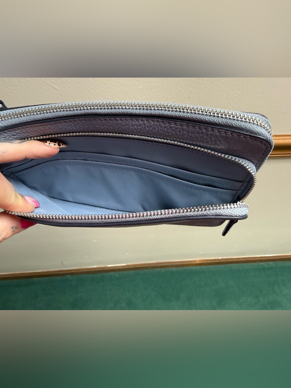 Coach Double Zip Wallet - Picture 4 of 7